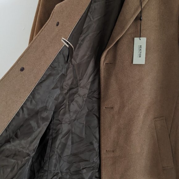 Kenneth Cole Reaction Wool Coat - Picture 2 of 4